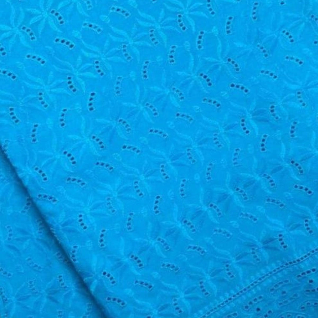 Bright Cut Border Cambric Cotton 44"