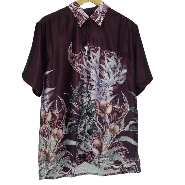 Batik Print Short Sleeve Men
