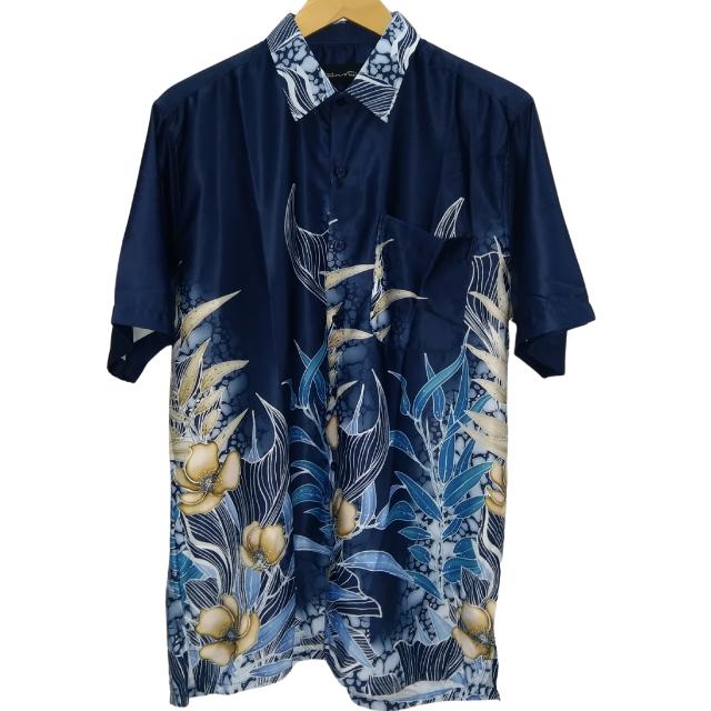 Batik Print Short Sleeve Men