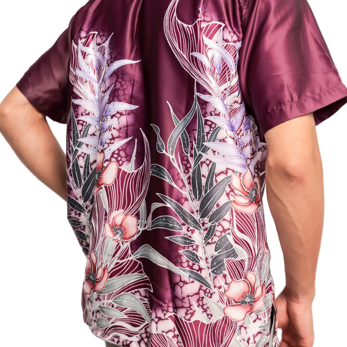 Batik Print Short Sleeve Men