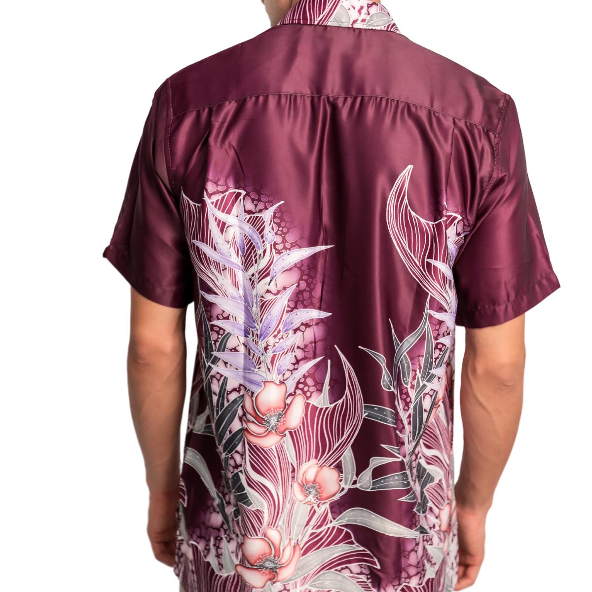 Batik Print Short Sleeve Men