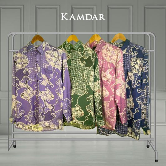 Rosita Long Sleeve Satin Batik Shirt