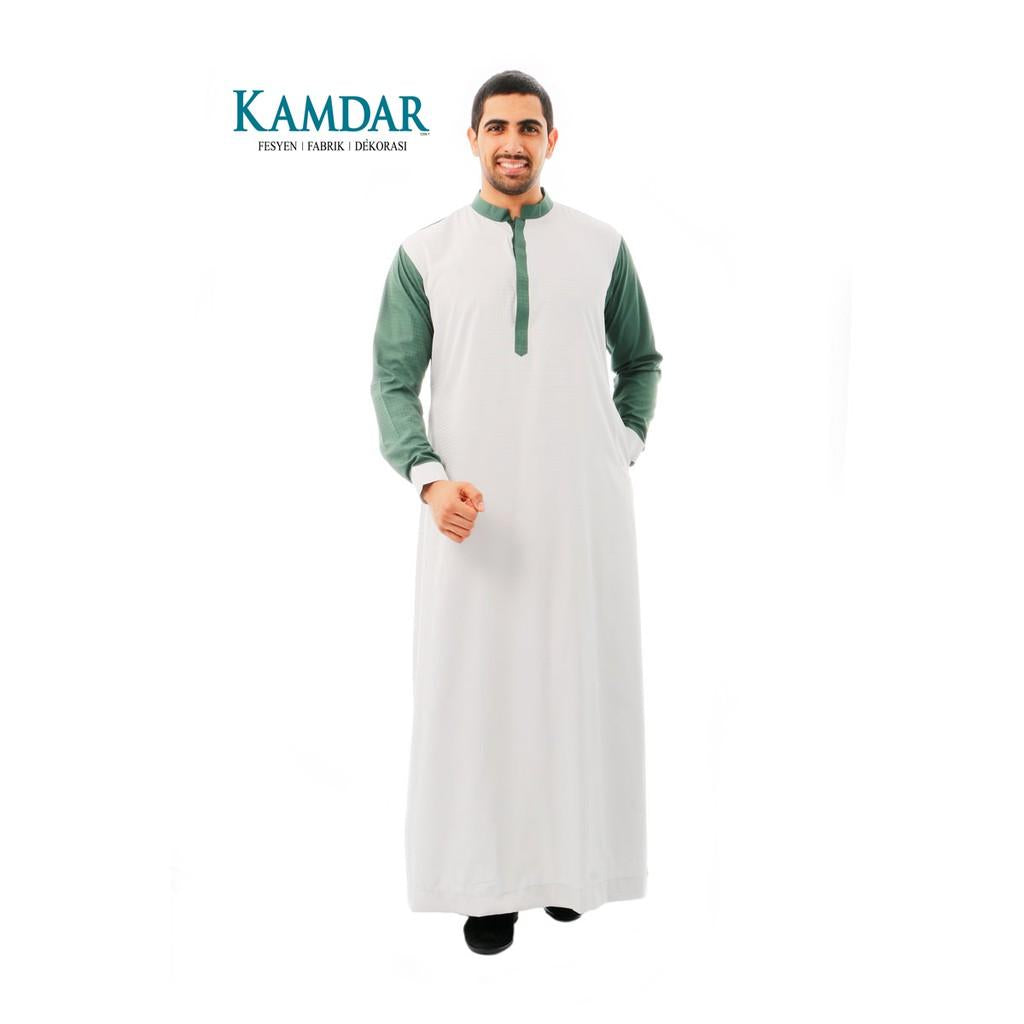 Juma'art Color Block Long Men Jubah