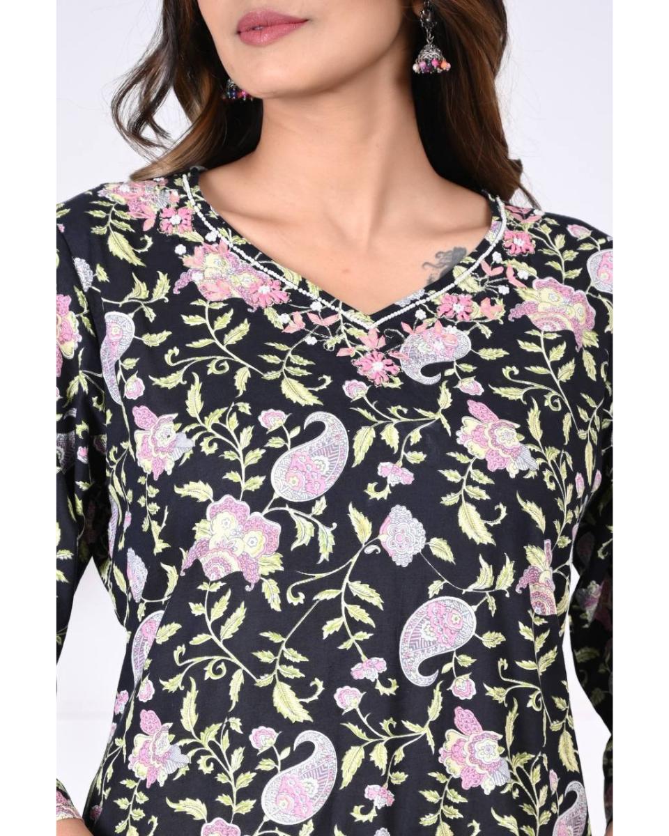 Diya Cotton Kurti Set with Dupatta