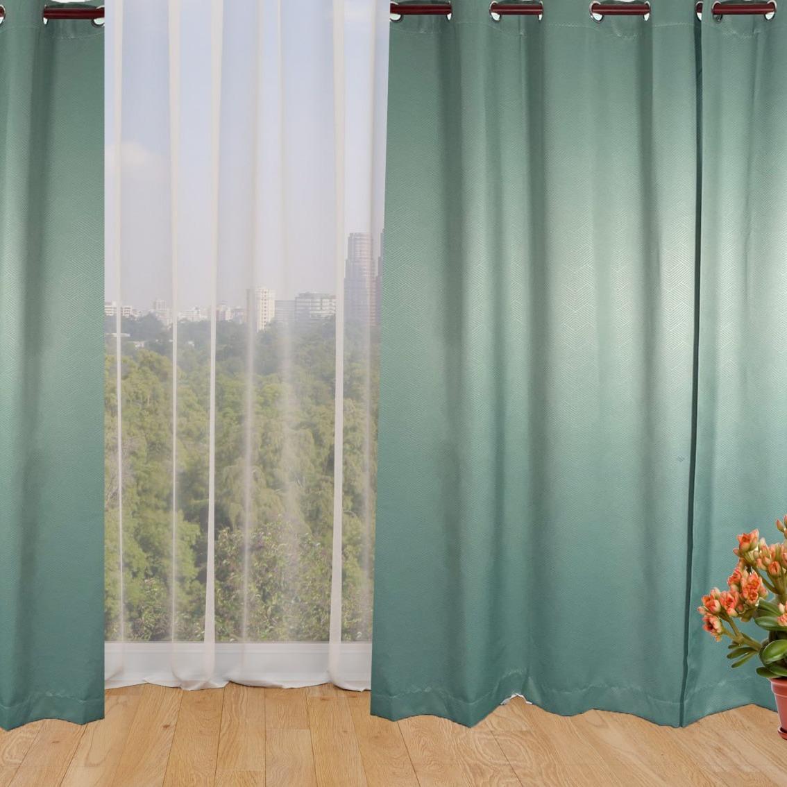 Ring Curtain Embossed Dimout