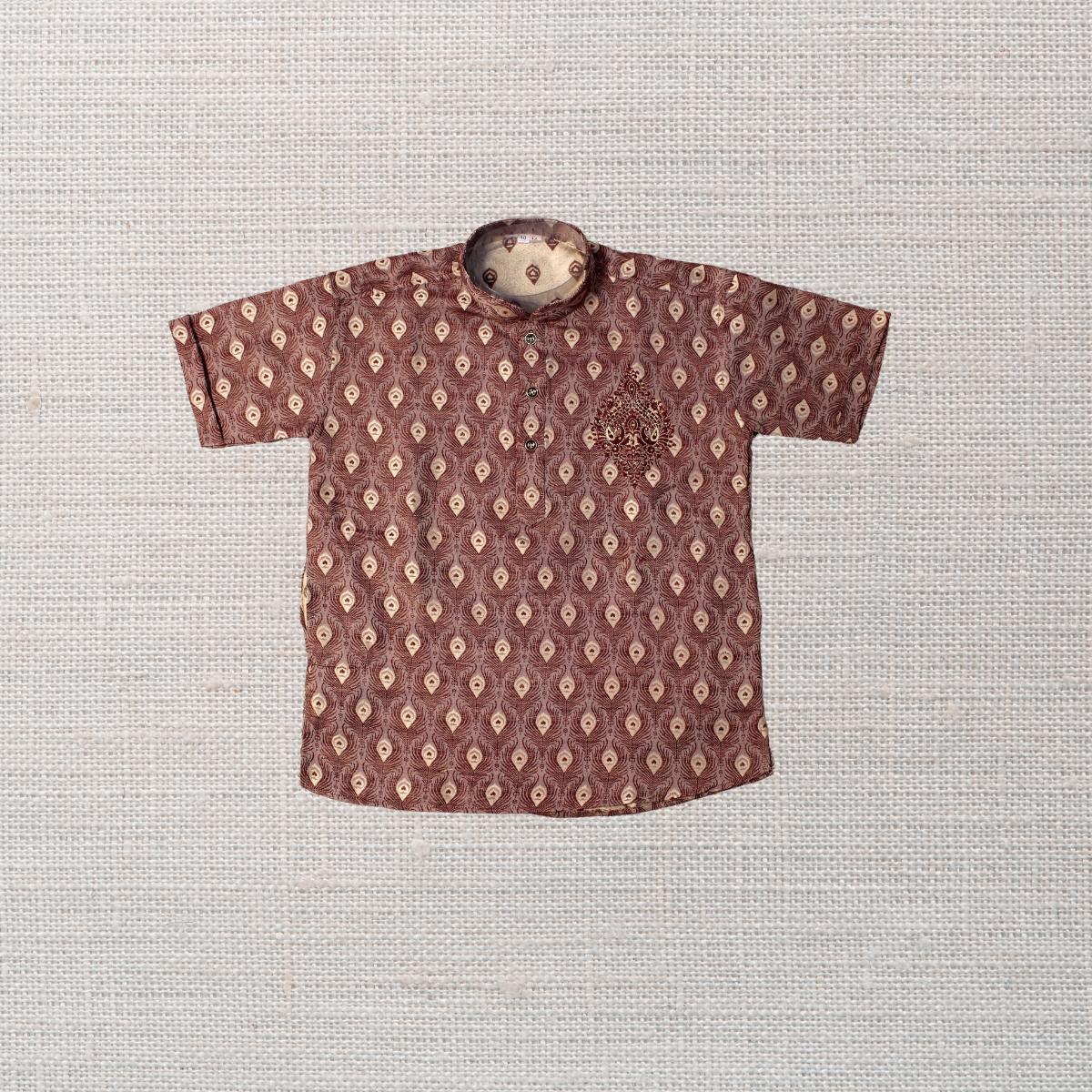 Surya Kids Short Kurta Mayur Print Butta