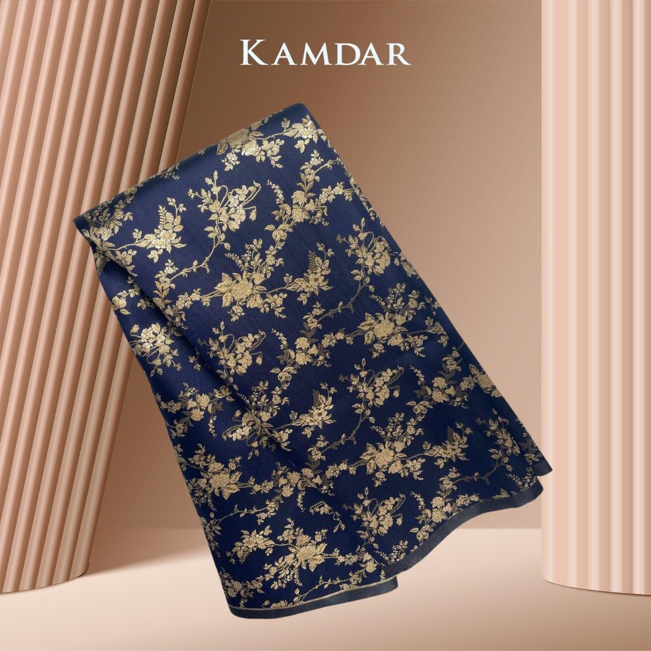 KAMDAR KAIN FLORAL JACQUARD 2.0 44" OPEN METER Satin Kain batik viral murah, Kain Pasang Raya 2024, Kain Songket Raya 2024 Terlaris Terlaris (KAIN SAHAJA BELUM JAHIT)