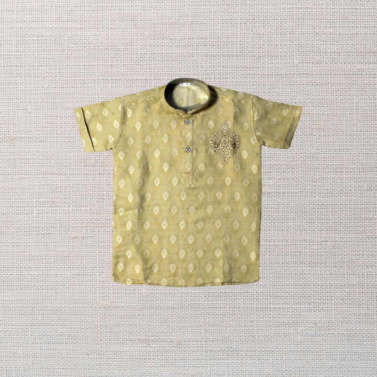 Surya Kids Short Kurta Mayur Print Butta