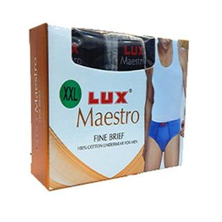 Lux Maestro Men Cotton Brief 3 Pcs/Pack