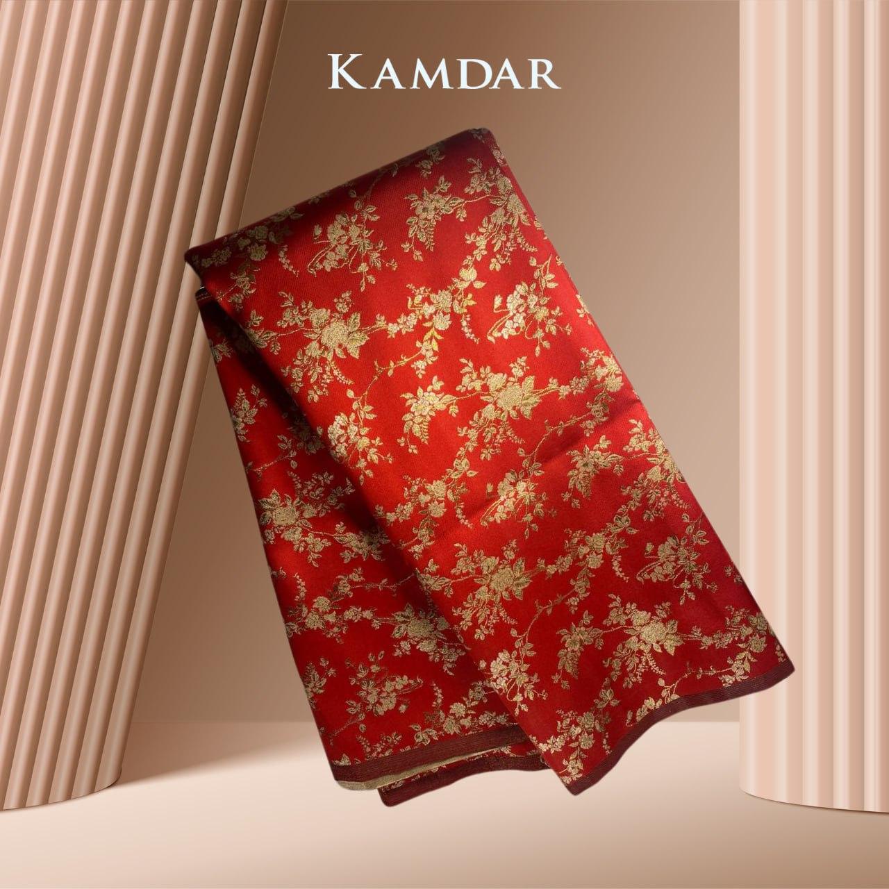 KAMDAR KAIN FLORAL JACQUARD 2.0 44" OPEN METER Satin Kain batik viral murah, Kain Pasang Raya 2024, Kain Songket Raya 2024 Terlaris Terlaris (KAIN SAHAJA BELUM JAHIT)