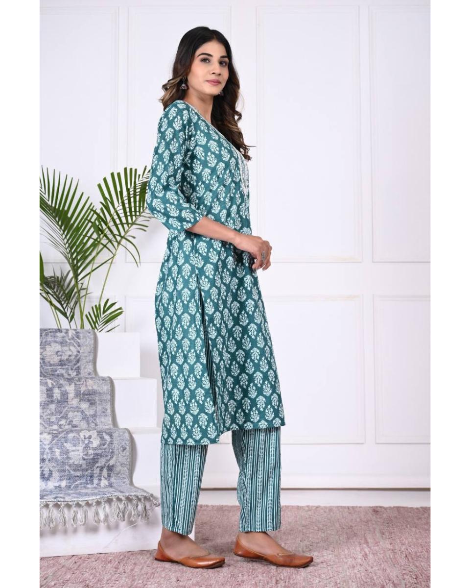 Radha Cotton Kurti Set with Dupatta