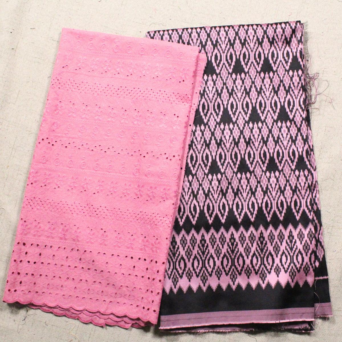Set Kain Jacquard 44'' + Cotton Embroidery 42"
