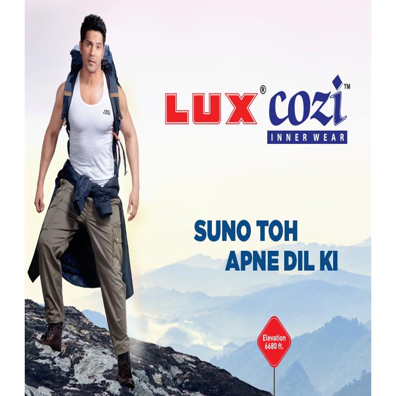Lux Cozi Men Innerwear Vest White 1pc/Pack