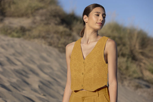 Bintang Nila Metallic Songket 44"