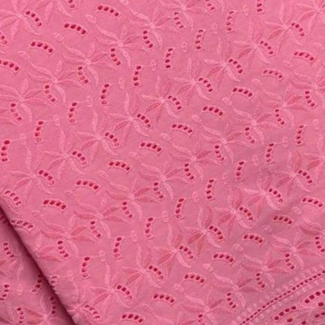 Bright Cut Border Cambric Cotton 44"