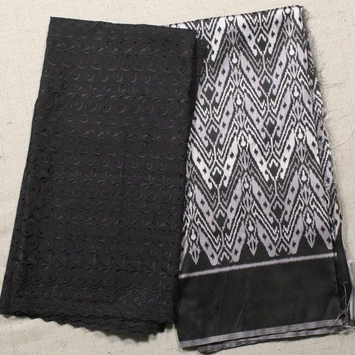 Set Kain Jacquard 44'' + Cotton Embroidery 42"