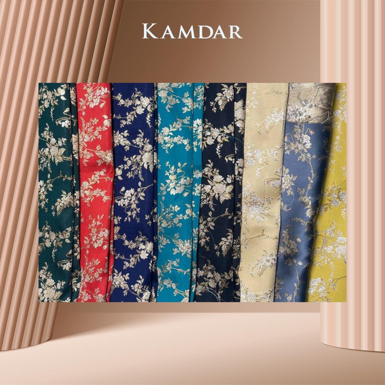 KAMDAR KAIN FLORAL JACQUARD 2.0 44" OPEN METER Satin Kain batik viral murah, Kain Pasang Raya 2024, Kain Songket Raya 2024 Terlaris Terlaris (KAIN SAHAJA BELUM JAHIT)