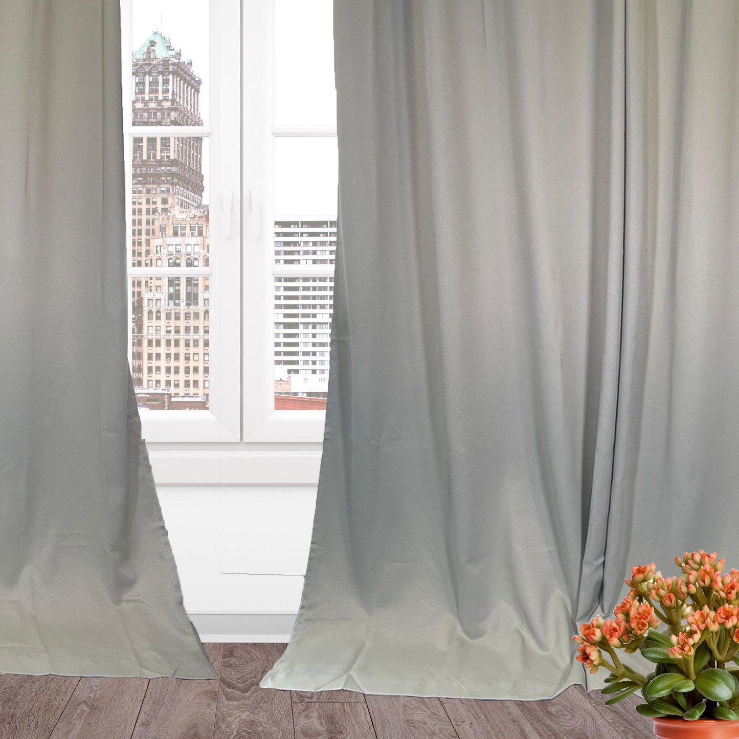 Ring Curtain Embossed Dimout