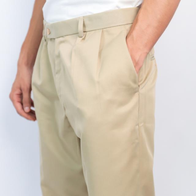 Men Regular Fit Slack in Brown