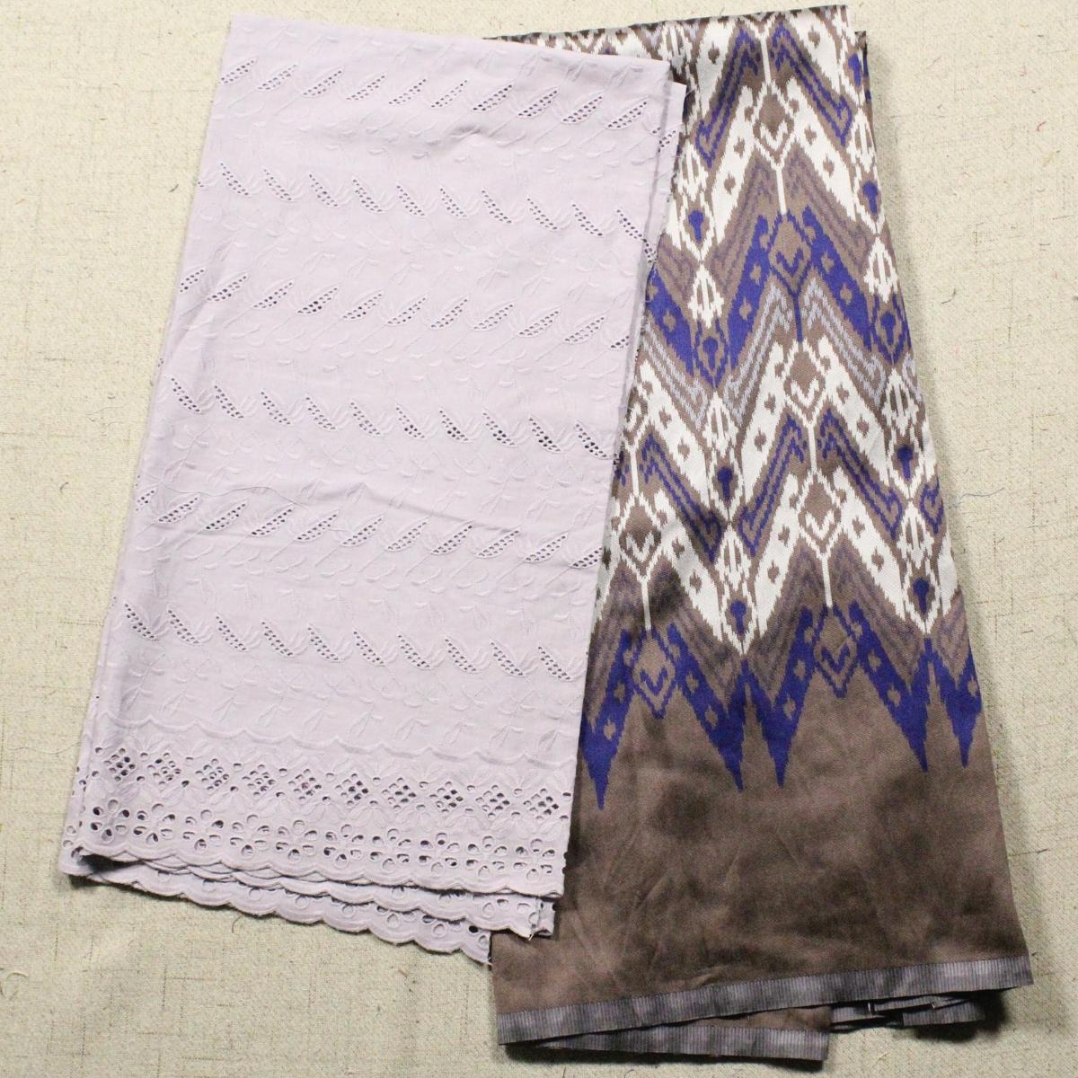 Set Kain Jacquard 44'' + Cotton Embroidery 42"