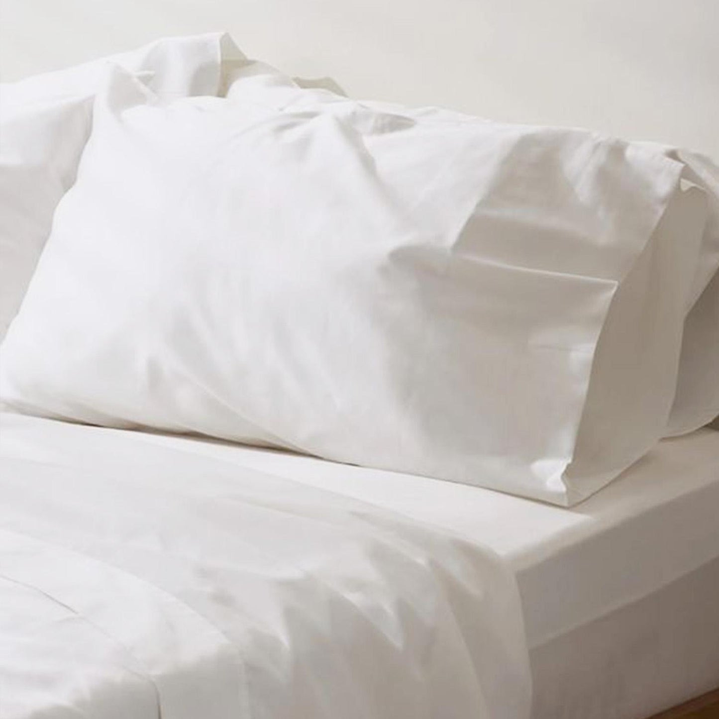 Bed Bundle Sets Plain Fitted (Queen, King, Super King) with Free Cushion Cover (Random Design)