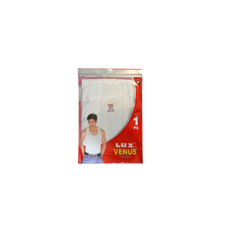 Lux Venus Men Innerwear Vest White 1 Pc/Pack