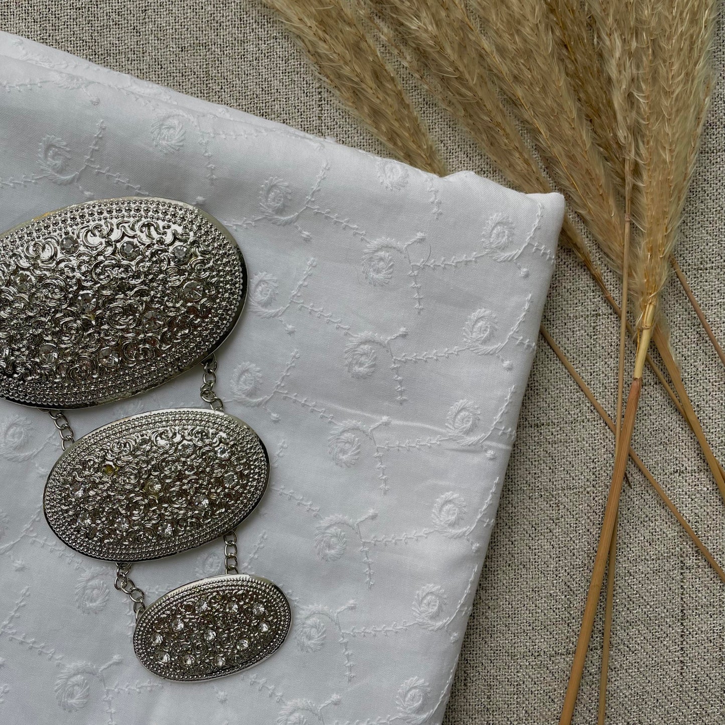 Cotton Eyelet Full Embroidery 44"