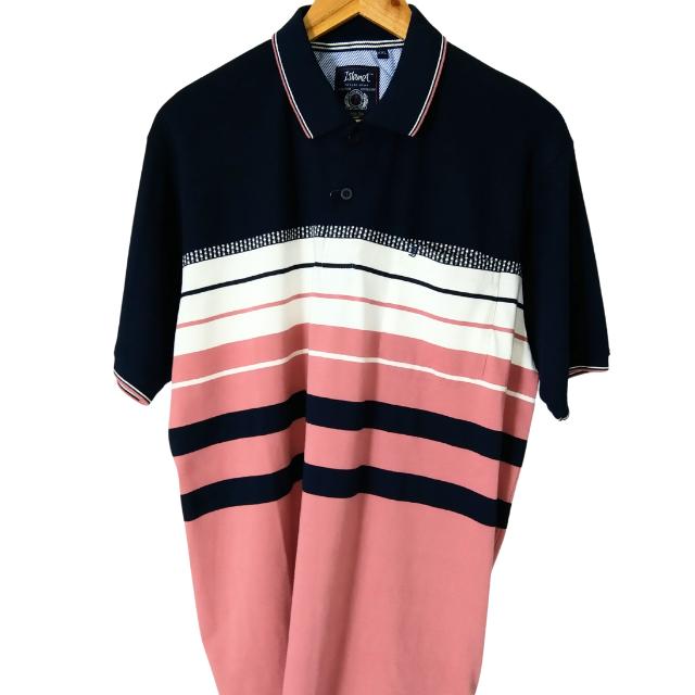 Men's Stripe Collar T-Shirt
