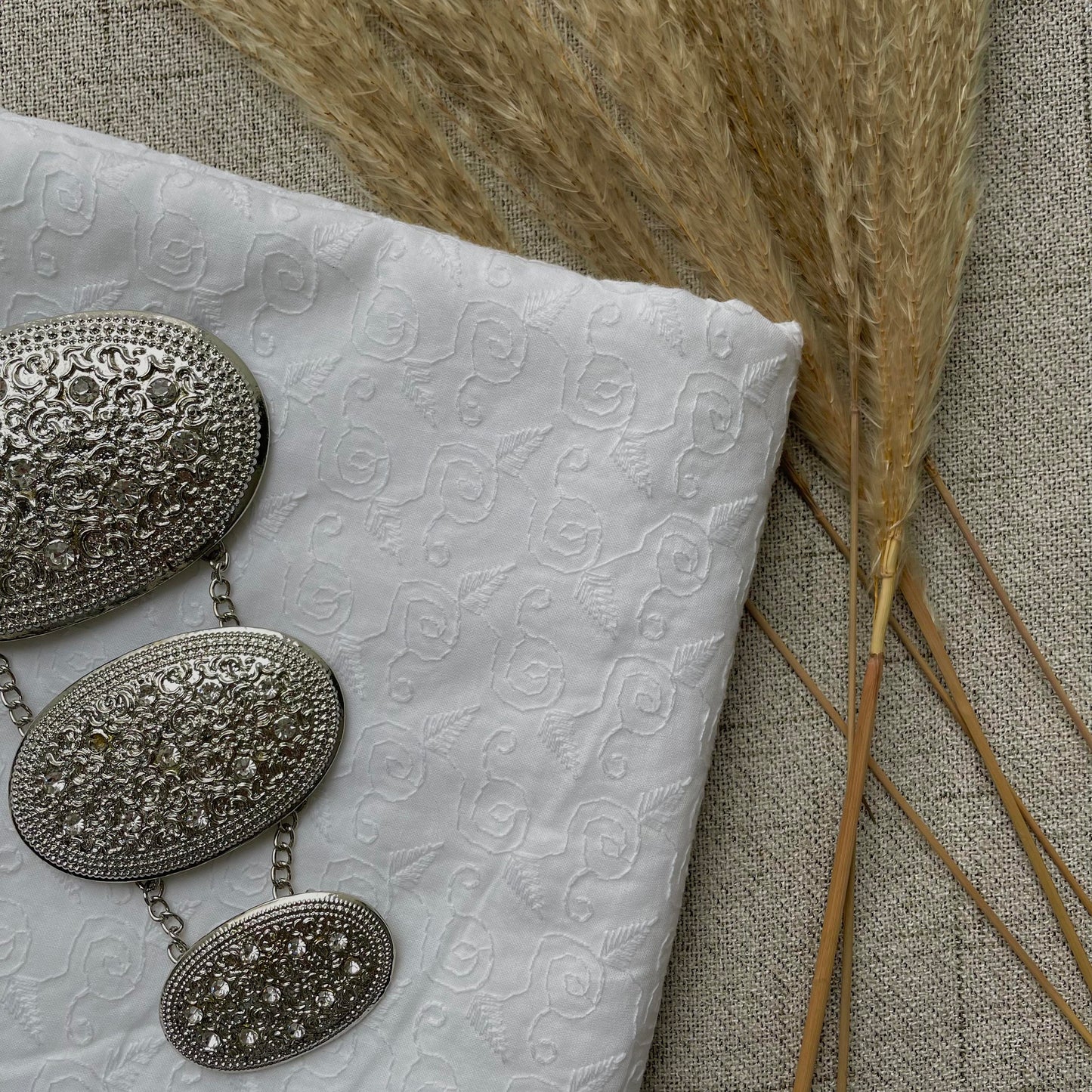 Cotton Eyelet Full Embroidery 44"