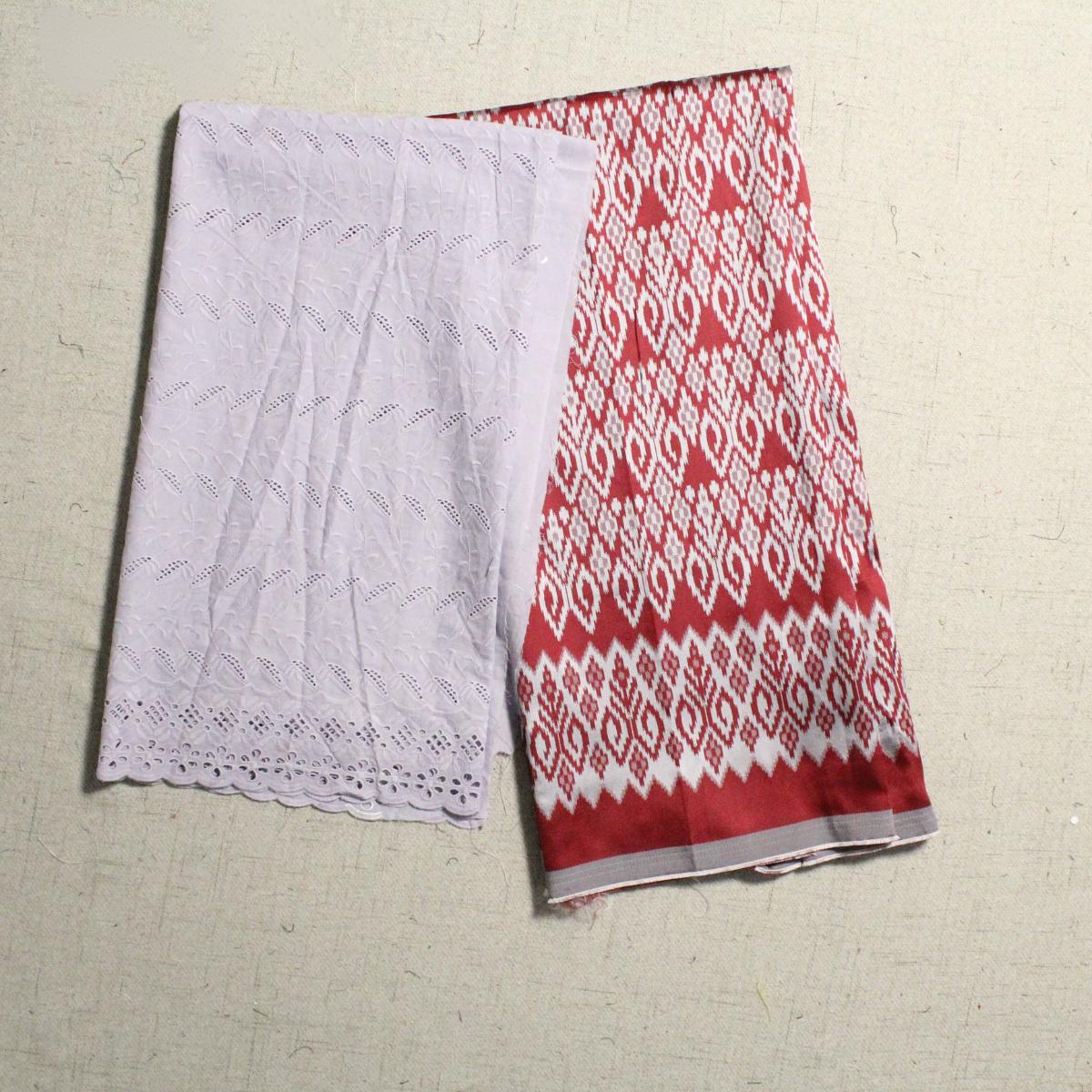 Set Kain Jacquard 44'' + Cotton Embroidery 42"