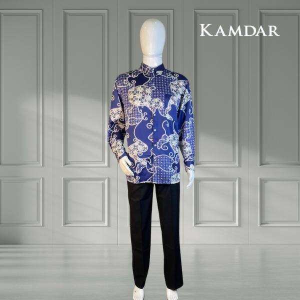 Rosita Long Sleeve Satin Batik Shirt