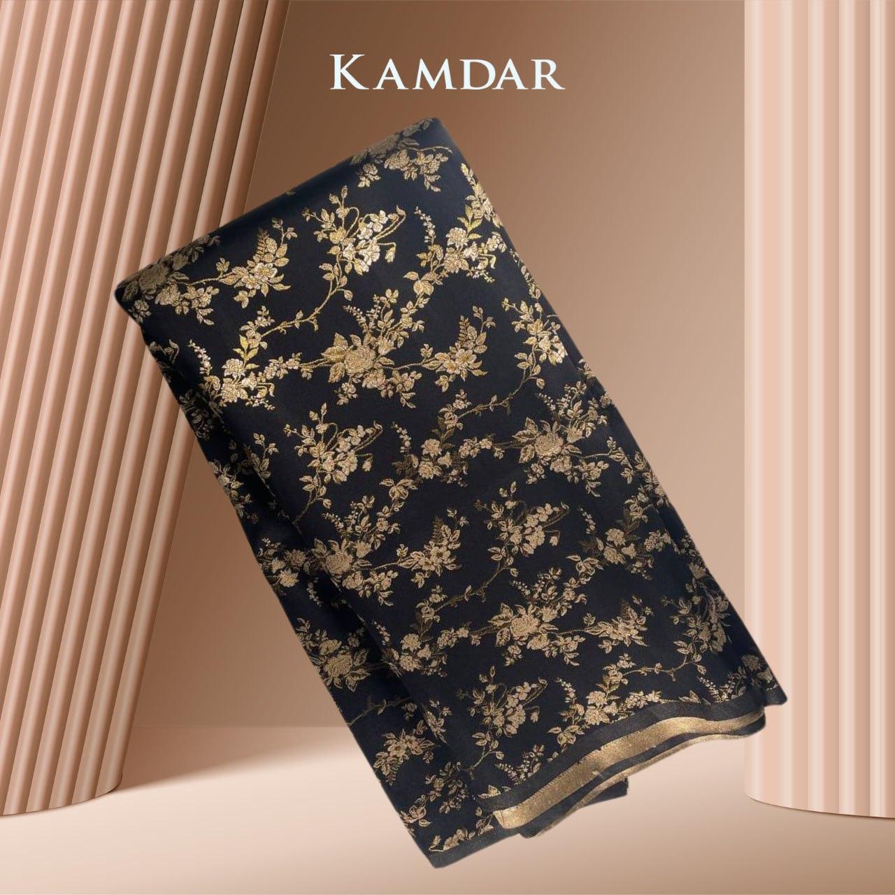 KAMDAR KAIN FLORAL JACQUARD 2.0 44" OPEN METER Satin Kain batik viral murah, Kain Pasang Raya 2024, Kain Songket Raya 2024 Terlaris Terlaris (KAIN SAHAJA BELUM JAHIT)