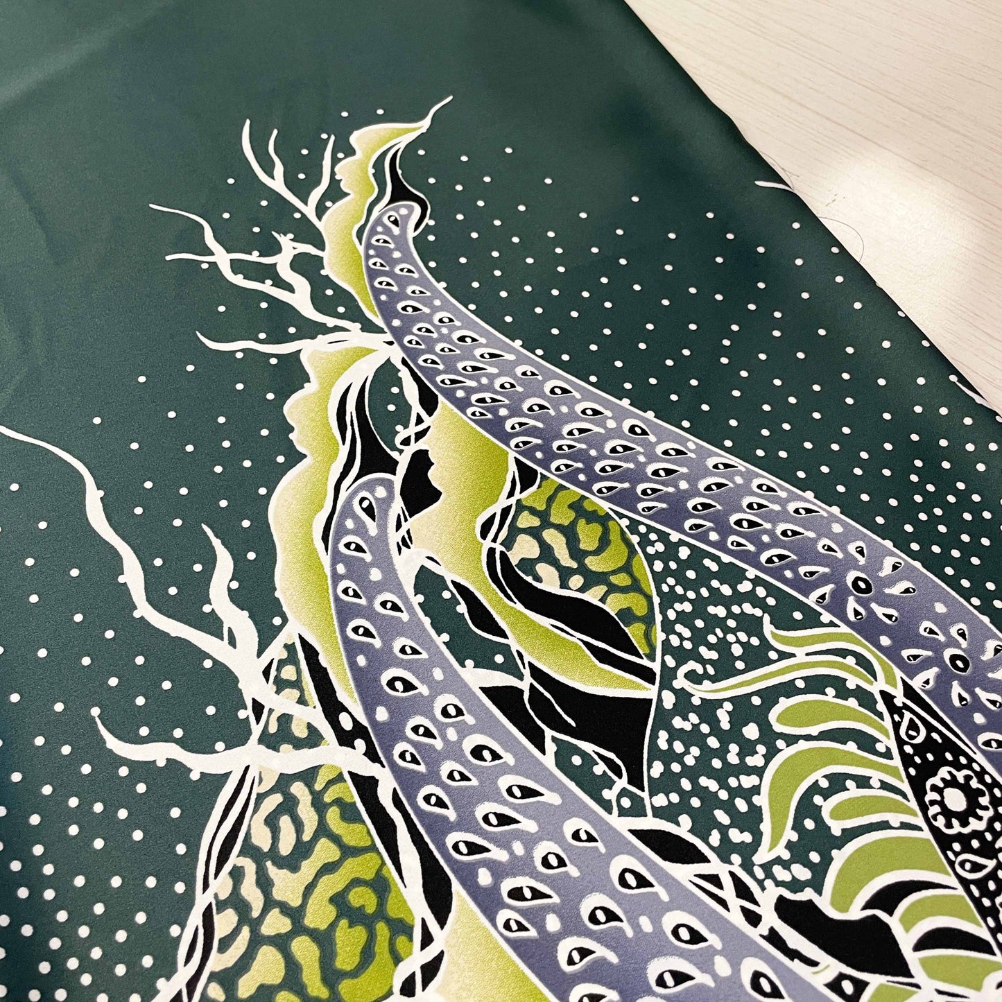 Raina Rafflesia Batik Prints 44"
