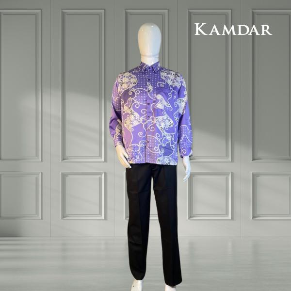 Rosita Long Sleeve Satin Batik Shirt