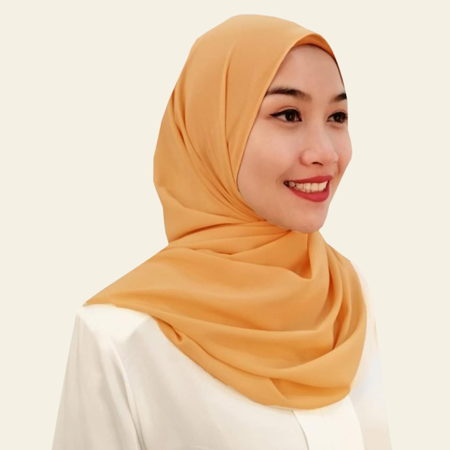 Zulaikha Chiffon Plain Shawl 2 Meter