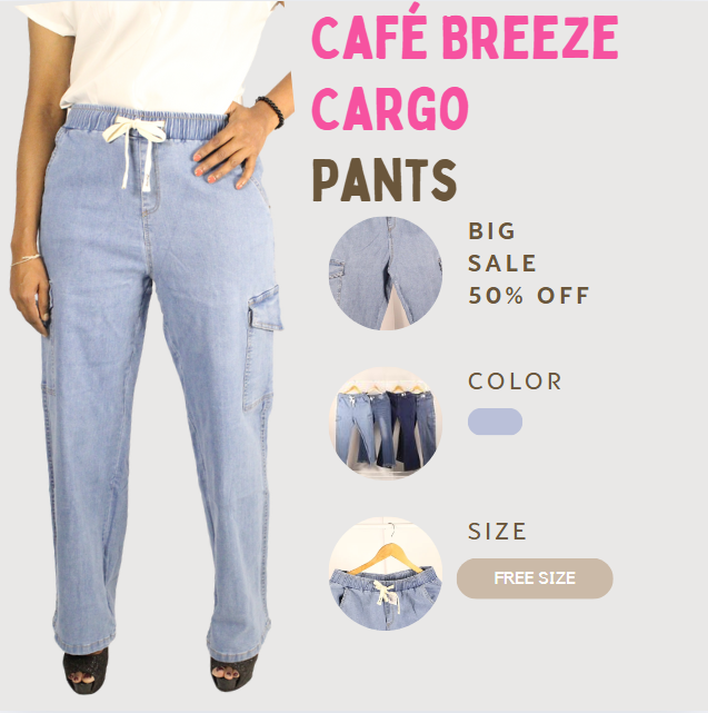 Café Breeze Cargo Pants