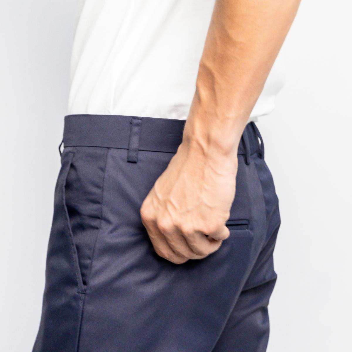 Men Slim Fit Slack