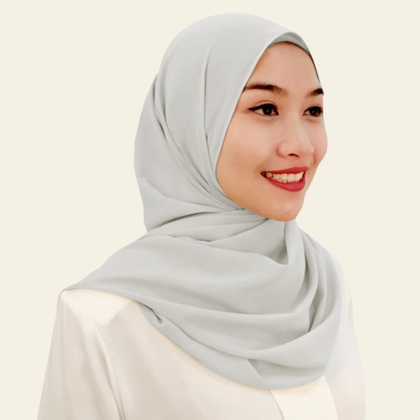Zulaikha Chiffon Plain Shawl 2 Meter