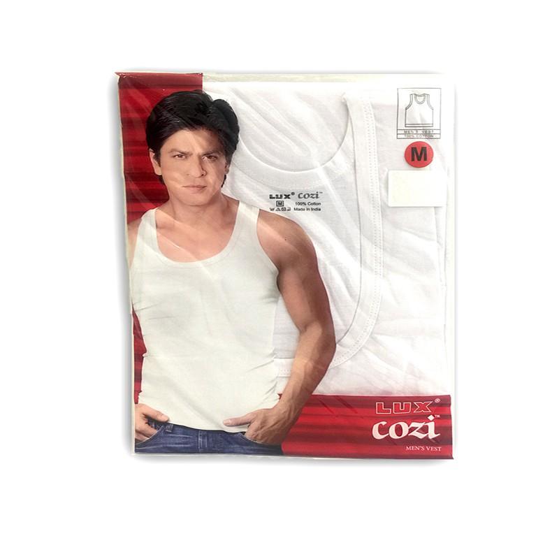 Lux Cozi Men Innerwear Vest White 1pc/Pack
