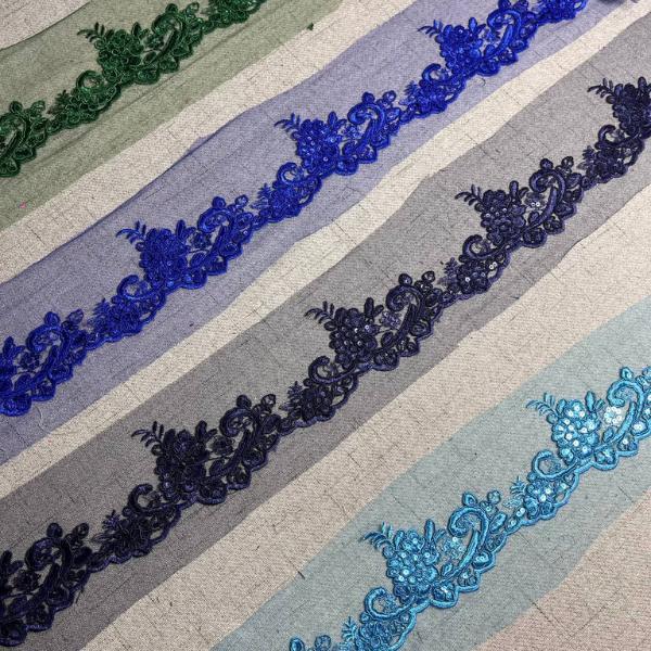 KAMDAR Border Lace 11CM Luxury Border Lace, Lace Berkualiti dan Elegant SESUAI UNTUK LENGAN / BAWAH BAJU Soft