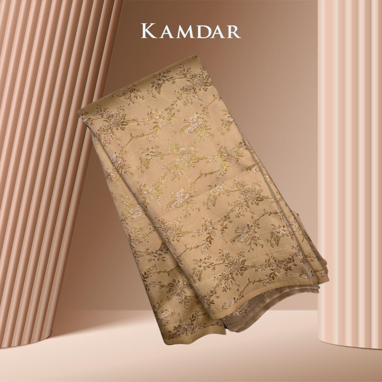 KAMDAR KAIN FLORAL JACQUARD 2.0 44" OPEN METER Satin Kain batik viral murah, Kain Pasang Raya 2024, Kain Songket Raya 2024 Terlaris Terlaris (KAIN SAHAJA BELUM JAHIT)