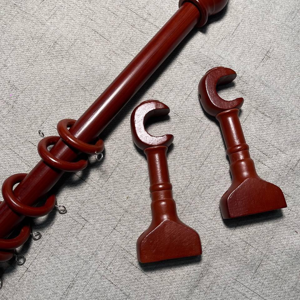 Wooden Curtain Rod