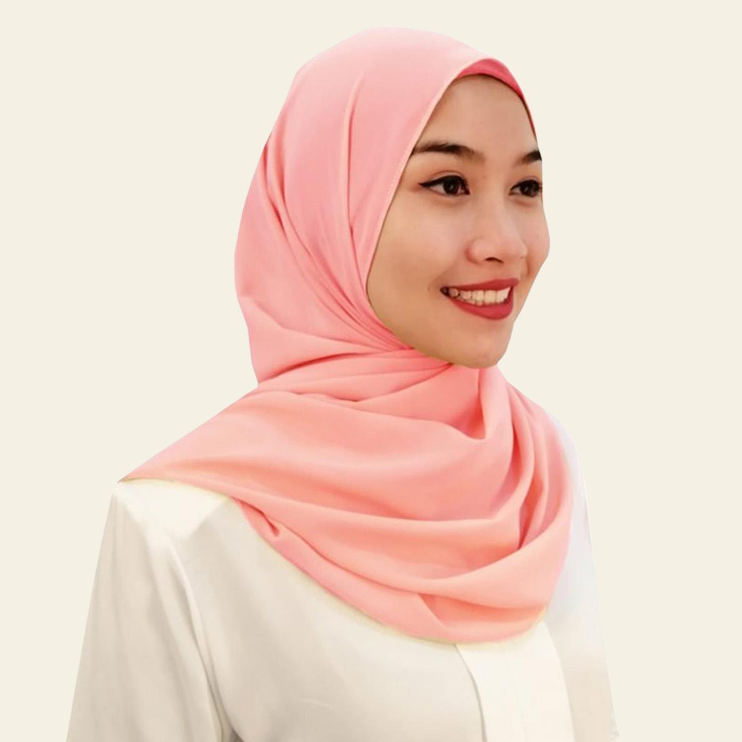 Zulaikha Chiffon Plain Shawl 2 Meter