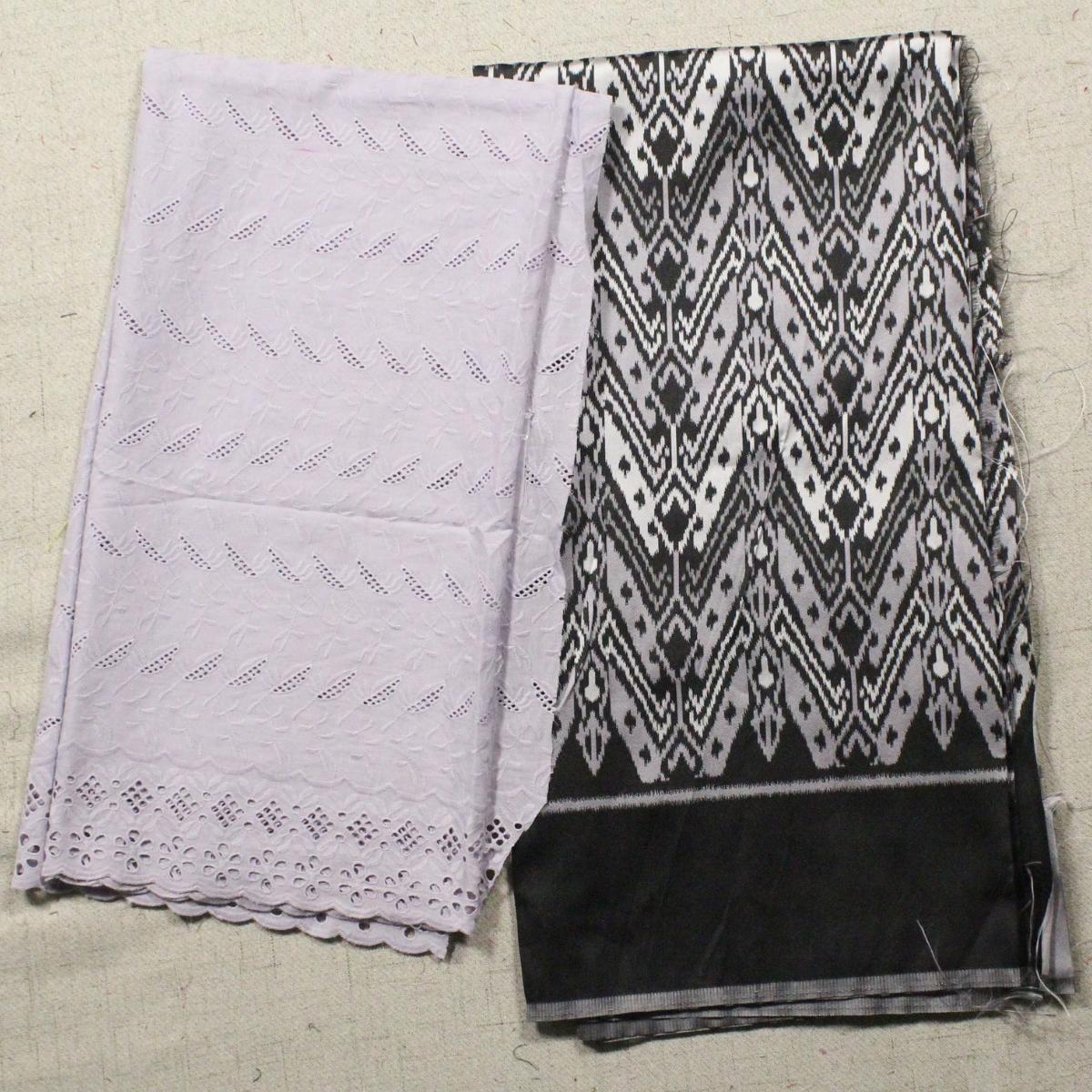 Set Kain Jacquard 44'' + Cotton Embroidery 42"