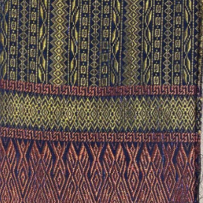 Deep Metallic Songket 44"