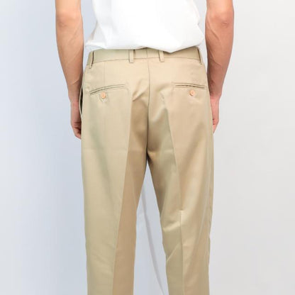 Men Regular Fit Slack in Brown