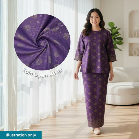 Kamdar Mahsuri Metallic Songket 44"