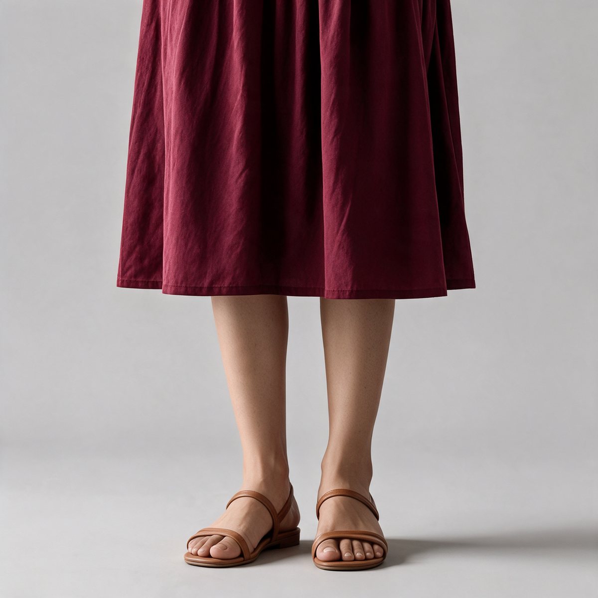 Women's Floral Embroidered Long Dress - Hem