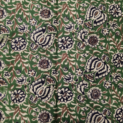 Women's Kalamkari Print Collared Saree Blouse (Blouse Only) - Print