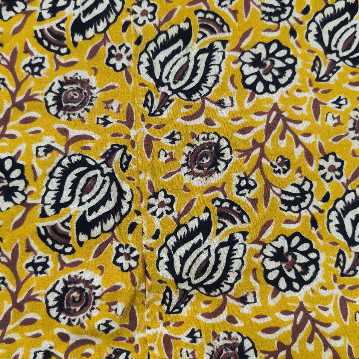 Women's Kalamkari Print Collared Saree Blouse (Blouse Only) - Print